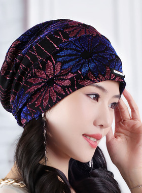 头巾帽甜美可爱女四季