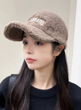 【品质毛绒鸭舌帽】显脸小