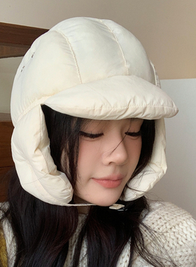 【羽绒轻量化】护耳雷锋帽女冬季