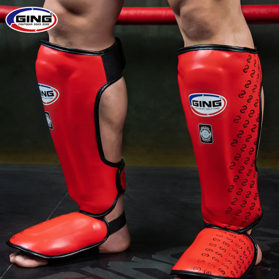 Fighting leg guards, Sanda leg guards, Muay Thai shin guards, instep guards for adults and children, boxing fighting thickened training protective gear