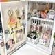 Piggy bank desktop box with lock small box ins style can prevent theft and store the adult dormitory with advanced storage box