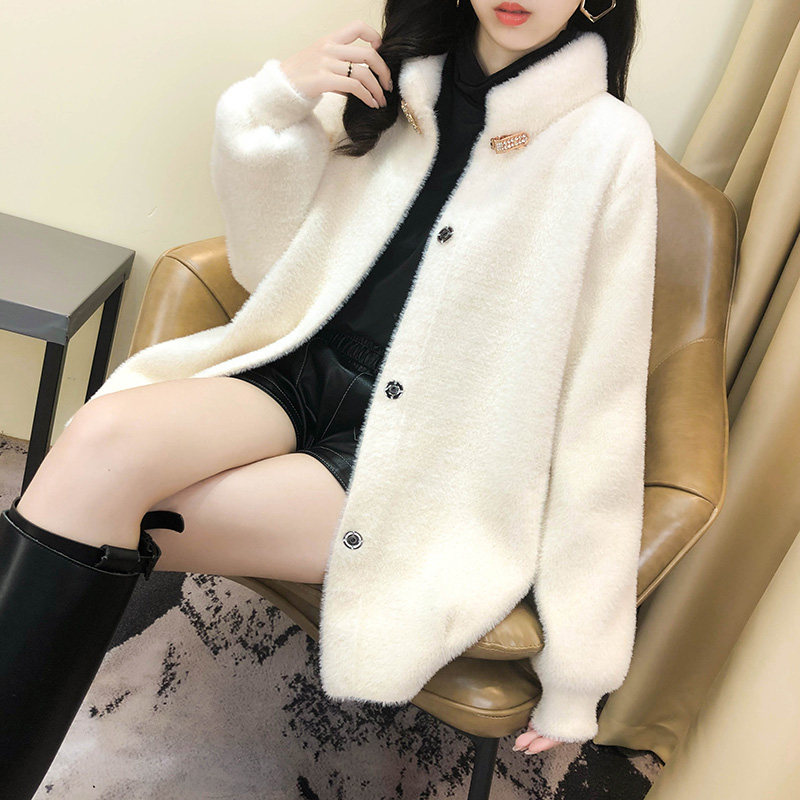 女士短外套2020年新款女上衣开衫 米幽谷短外套