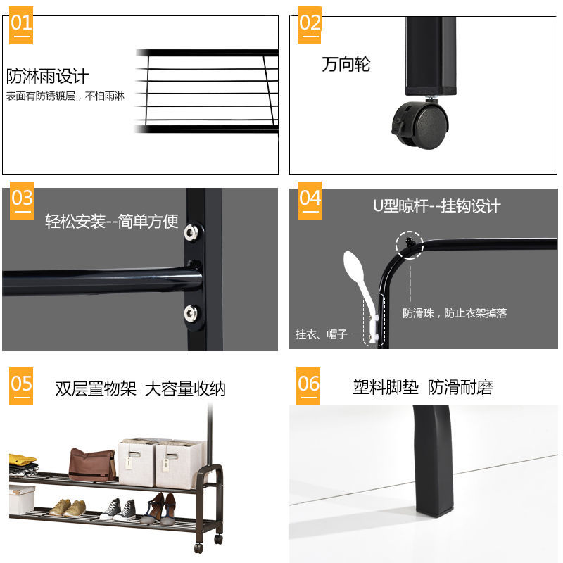 简易衣柜卧室铁架组合装省空间宿舍折叠收纳挂衣柜储物布衣橱柜子