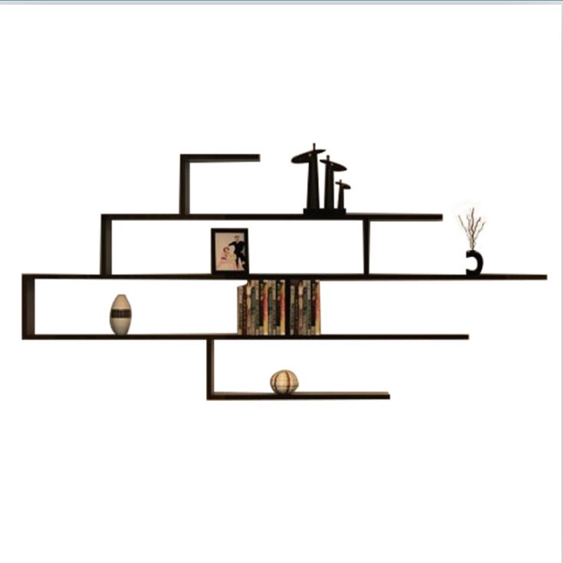 创意电视柜壁挂背景墙装饰架隔板墙上置物架书架搁板造型壁挂墙架