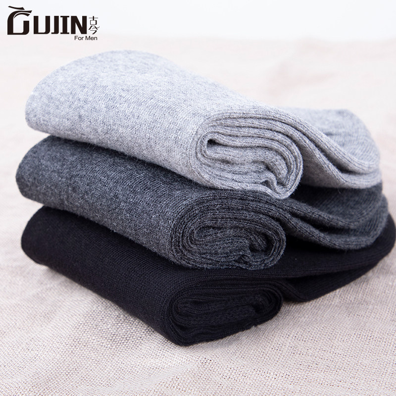 古今4双男士秋冬季运动纯棉袜子 古今男士短袜/打底袜/丝袜/美腿袜