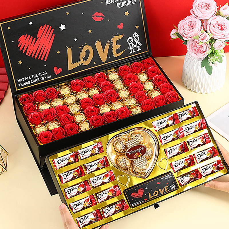 六一儿童节礼物送女友闺蜜老婆实用61生日朋友创意高档巧克力礼盒 - 图2