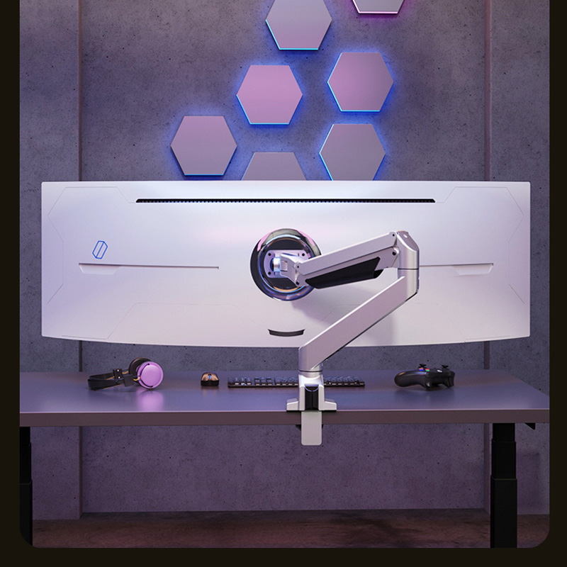 慧想CS108三星玄龙骑士G9带鱼屏专用支架4K显示器支架臂承重20kg - 图0