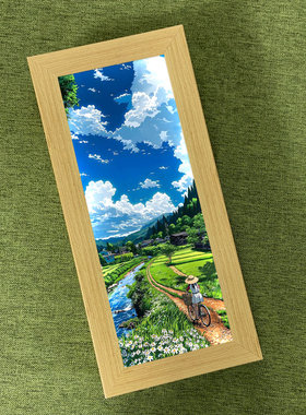 宫崎骏周边灯光画乡村农村风景谷子北欧送男生女生生日礼物小夜灯