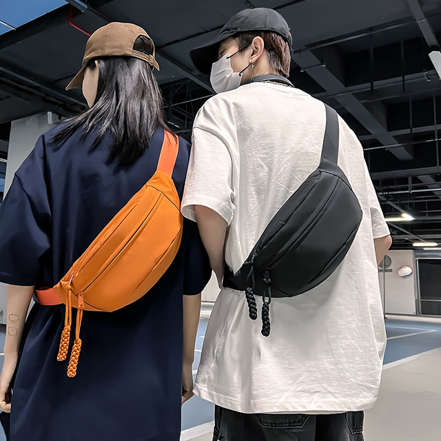 Big teeth crossbody bag Japanese and Korean casual breast bag