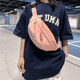 Big teeth crossbody bag Japanese and Korean casual breast bag