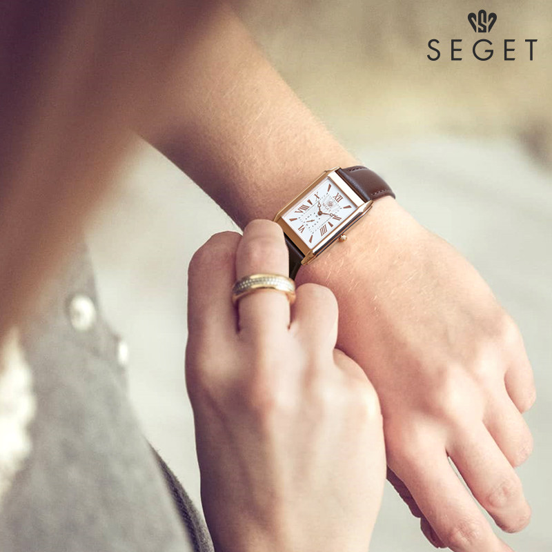 世爵瑞士女士真皮正品牌防水手表 世爵国产腕表