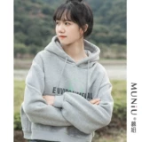 Сексуальная толстовка с капюшоном, осенние утепленные короткие джинсы с начесом