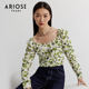 Ainos Estee Puff Sleeve Sweet Top