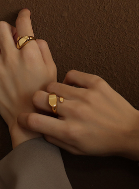 韩式休闲时尚气质大方开口戒指