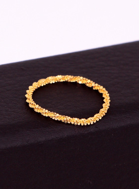 不掉色满天星银河女关节18K包金