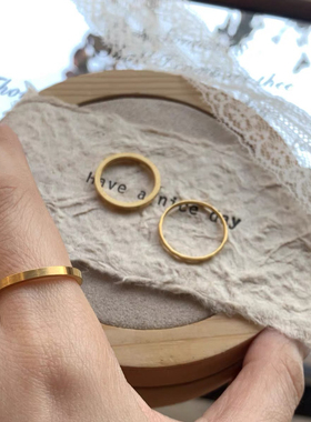 不掉色可水洗磨砂素圈百搭不单调