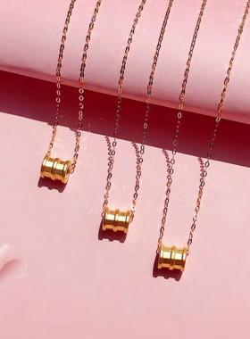 高级法式小蛮腰项链蛇骨款