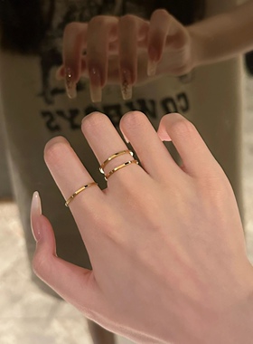 日本日单系列原宿风简约高级戒指