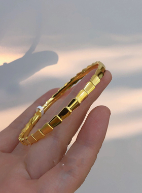 纯手工轻奢大方气质灵蛇手镯