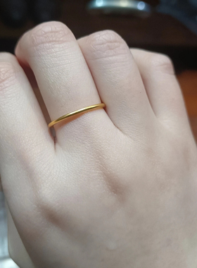 古董细金线中式复古叠搭戒指