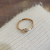 French high-end customized Roman disc ring with temperament