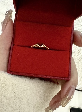 春意盎然！百搭设计师款爱心戒指