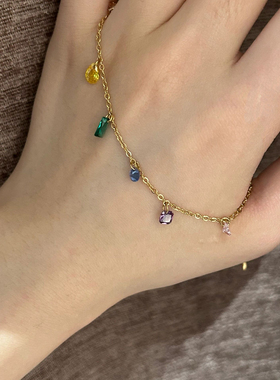 是多巴胺手链！彩色手饰品