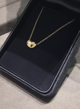 设计师款项链女轻奢夏高级小众设计高级感金豆豆v型锁骨链毛衣链