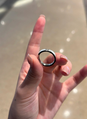 天然贝壳镶钻戒指ins风