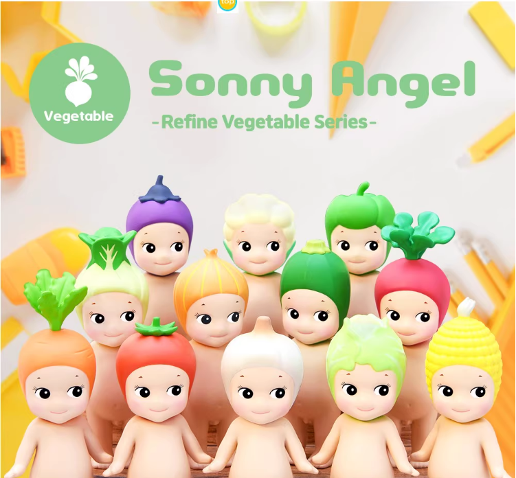 正版Sonny angel动物1234蔬菜花朵水果基础款光屁股娃娃摆件盲盒-图2