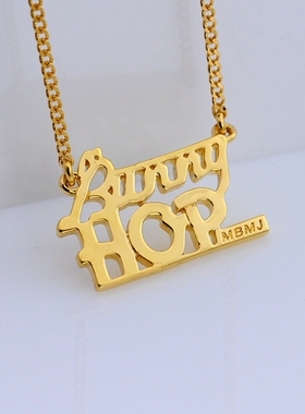 mmj字母项链简约百搭现货