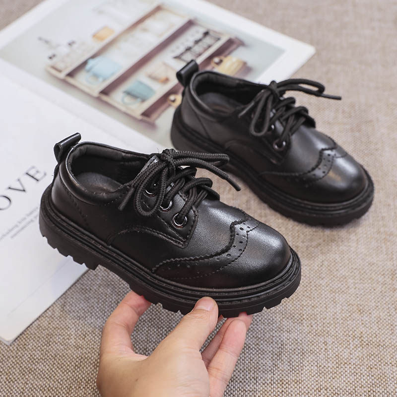 男童皮鞋黑色儿童软底春秋新款真皮男孩演出学生西装校园中大童鞋,淘宝优惠券,粉丝福利购,淘宝优惠卷