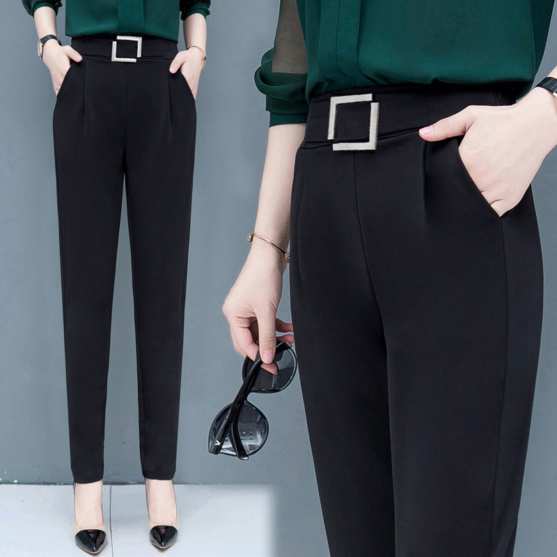 2020新款春秋哈伦裤宽松西装裤子 玛依恋休闲裤