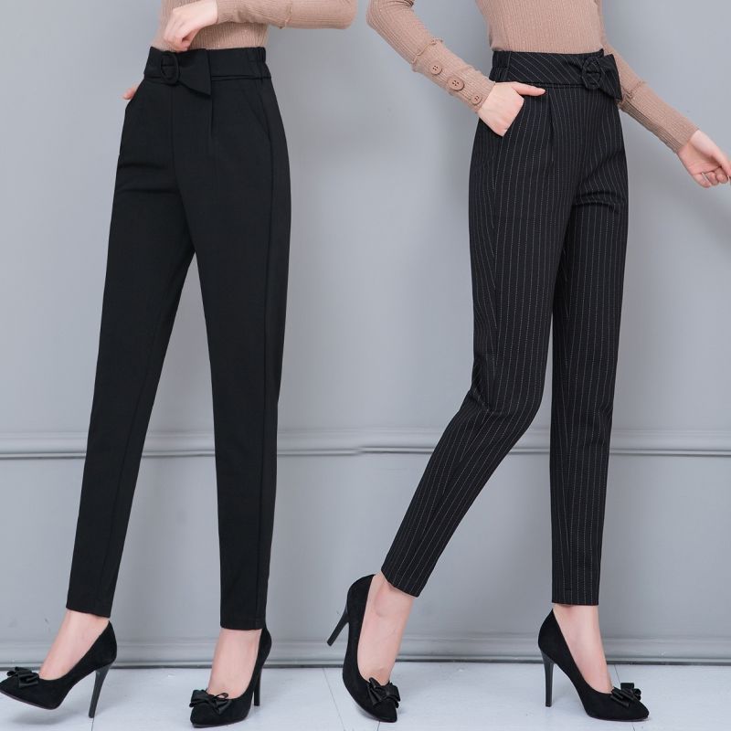 九分夏季2020新款休闲黑色哈伦裤 玛依恋休闲裤