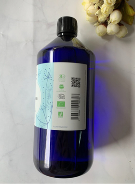 代購法国Florihana天然有机白玫瑰纯露花水1000ml
