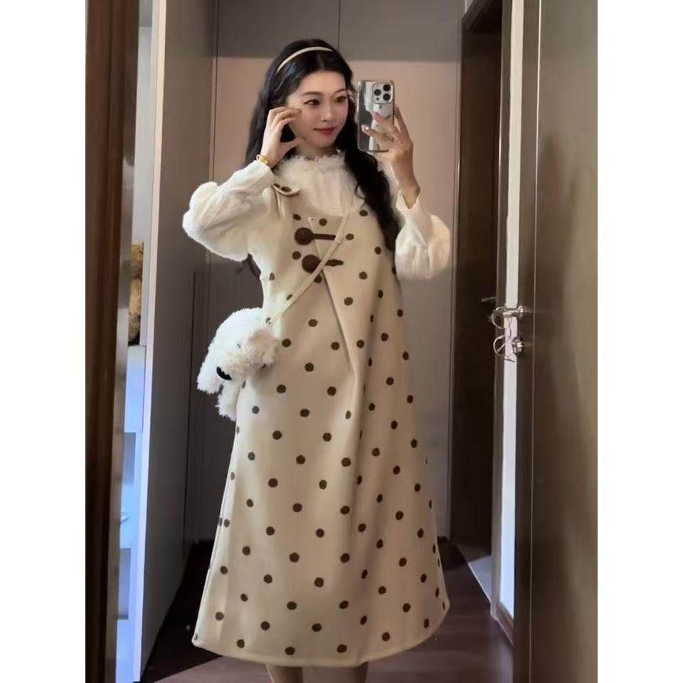 胖mm特大码300斤显瘦时尚套装女秋冬宽松吊带连衣裙内搭上衣套装2,淘宝优惠券,粉丝福利购,淘宝优惠卷