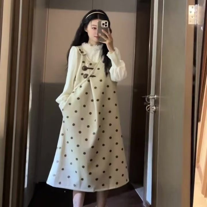 胖mm特大码300斤显瘦时尚套装女秋冬宽松吊带连衣裙内搭上衣套装2,淘宝优惠券,粉丝福利购,淘宝优惠卷