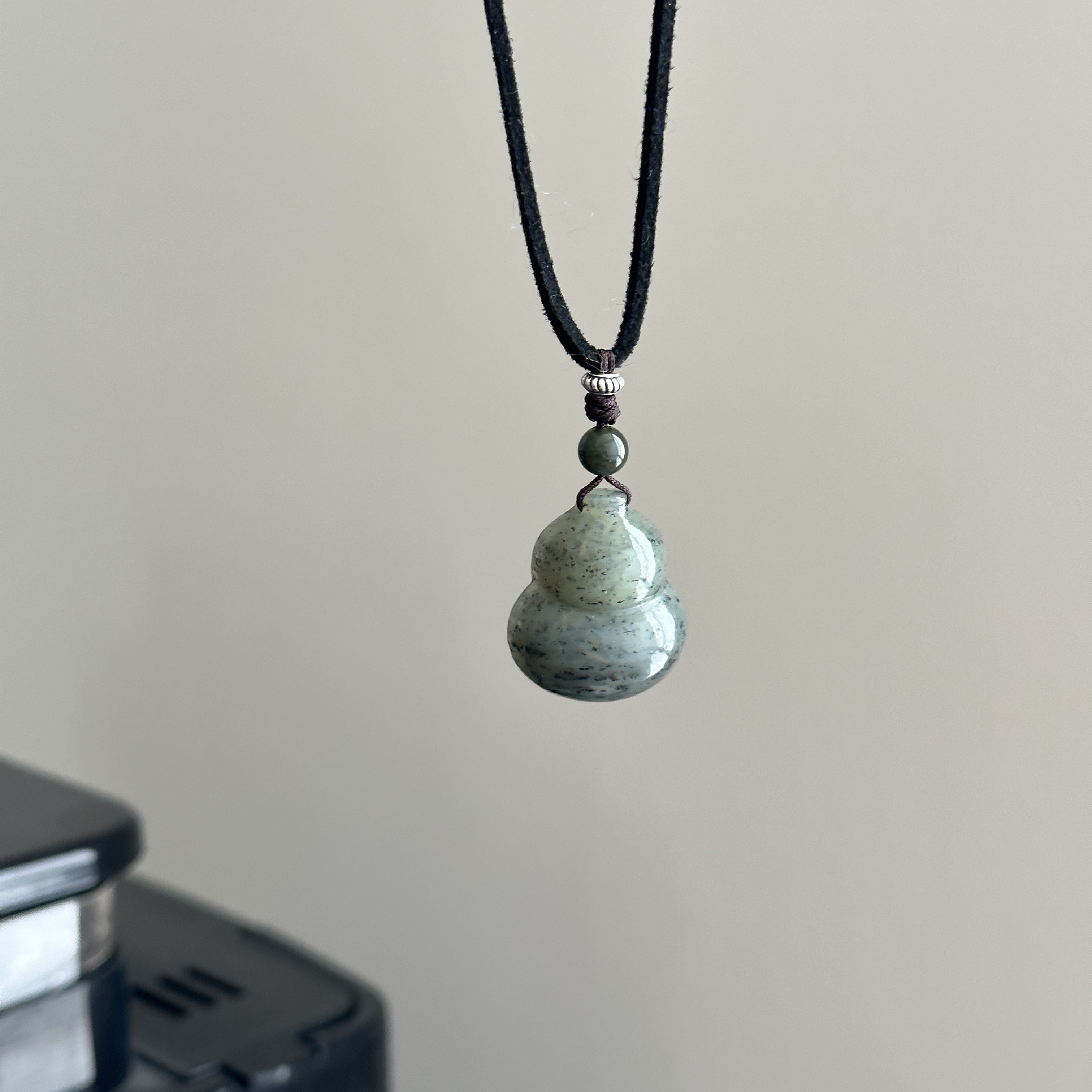 MISS JOJO原创设计时尚简约百搭气质女绿葫芦黑绳银项链 3960,淘宝优惠券,粉丝福利购,淘宝优惠卷