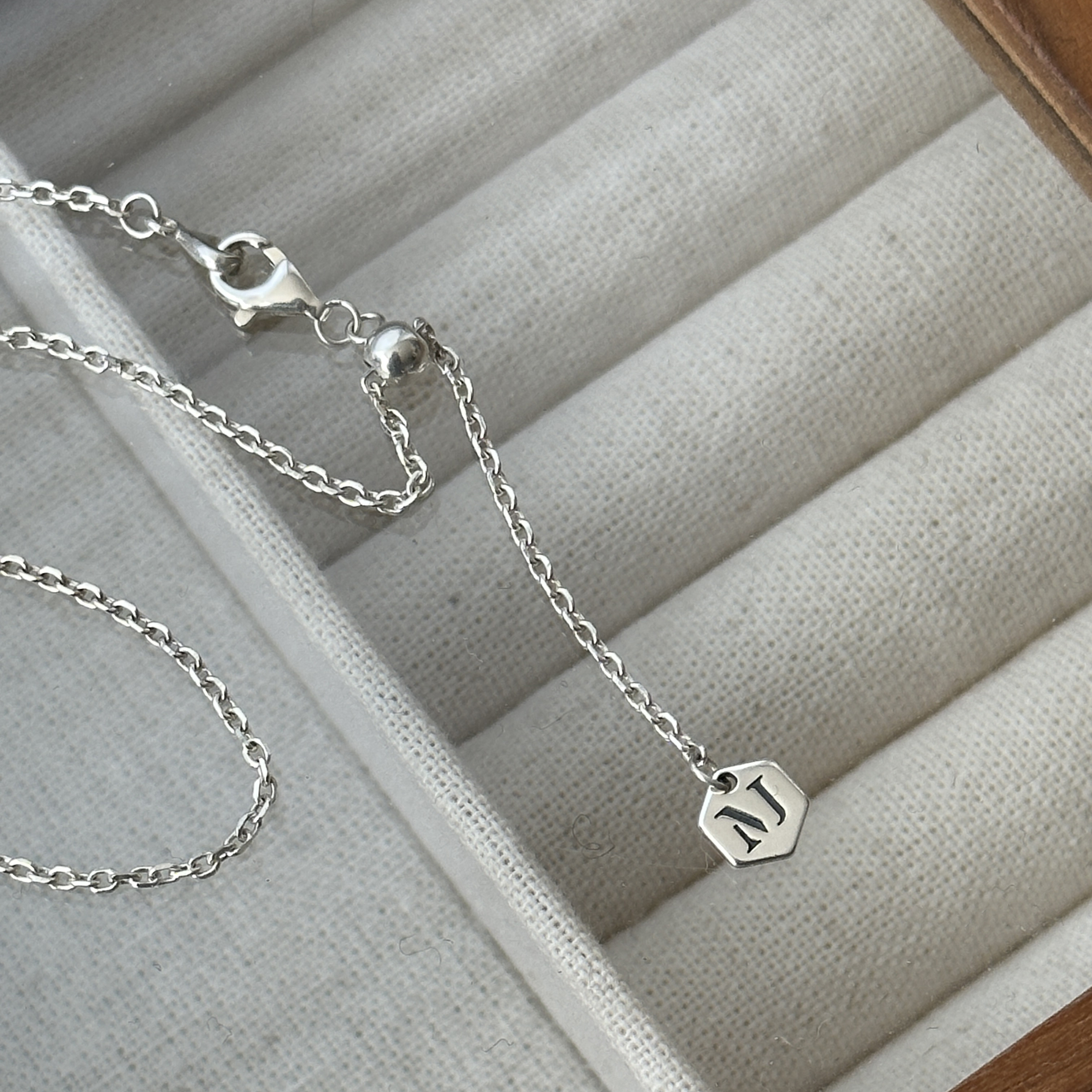 MISSJOJO 韩国ins风时尚简约百搭气质女抽拉素链S925纯银项链,淘宝优惠券,粉丝福利购,淘宝优惠卷