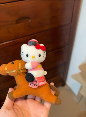 日本JKCK赛马kitty日本限定中古kitty骑马挂件包钥匙扣挂件
