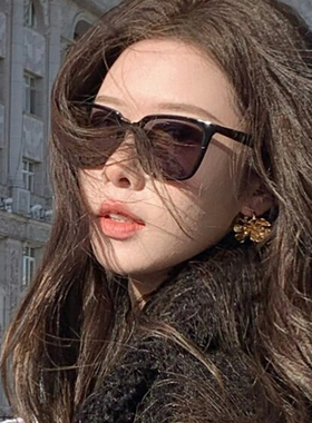 gm墨镜女偏光带配度数太阳眼镜