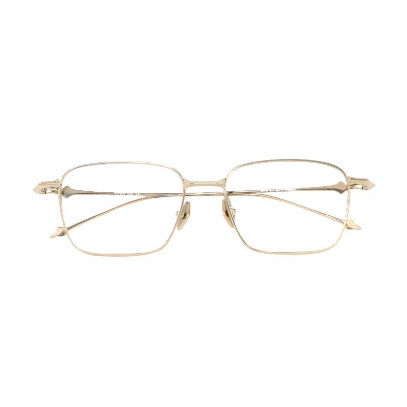 Small square frame pure titanium ultra-light GM glasses optical lenses