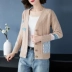 Thêm phân bón để tăng mùa thu và mùa đông áo khoác mới cho nữ ngoại cỡ lớn - Cardigan Cardigan