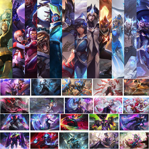 英雄联盟原画高清4K超清电脑壁纸LOL8K图片游戏插画CG设计素材集2 - 图1