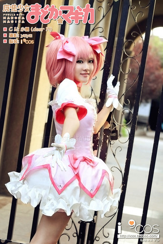 cosp豆豆y动漫 魔法少女小圆 鹿目圆 cos服免邮定制 - 图0