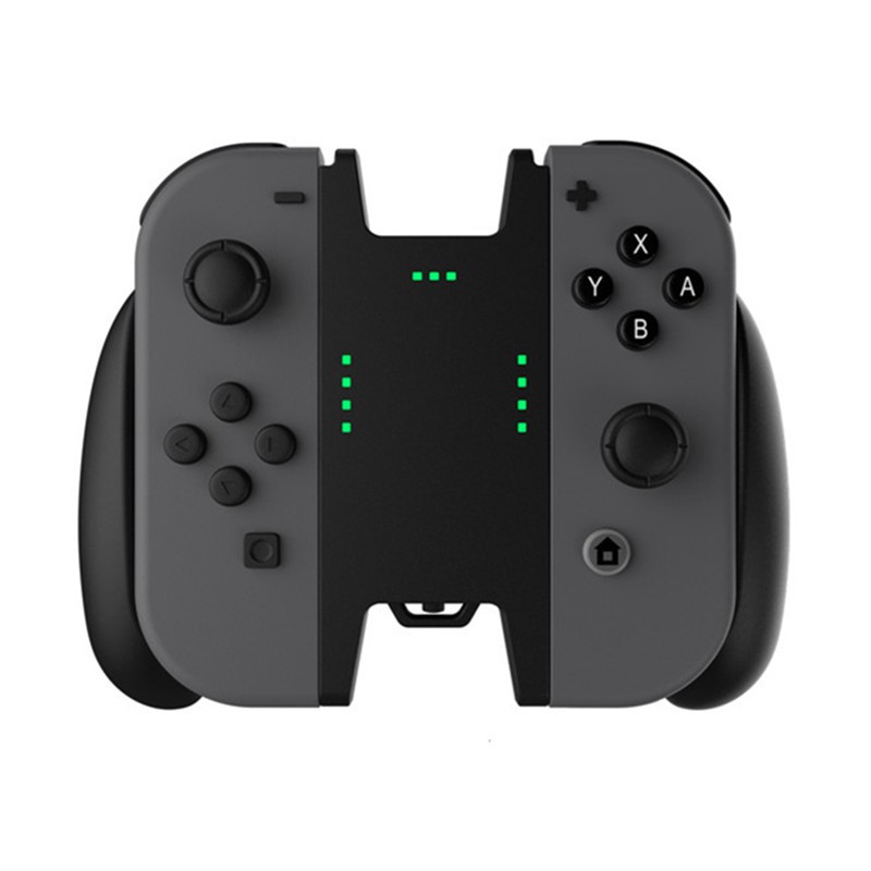 闪狐switch手柄握把joycon充电底座ns手柄托switcholed支架充电器 - 图1