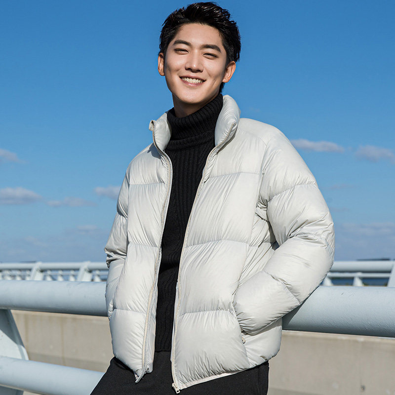 鸭鸭2020冬季新款休闲轻薄潮羽绒服 鸭鸭男装羽绒服