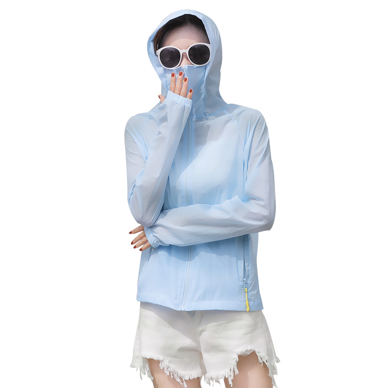 若芬旗舰店防晒衣女夏季新款短外套长袖骑车防晒衫冰丝薄款防晒服ins潮3
