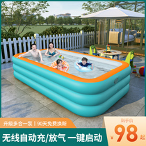 Inflatable Thickened Swimming Pool Home Baby Baby Boy Family Swimming Bucket Outdoor Large Adult Kids Play Pool