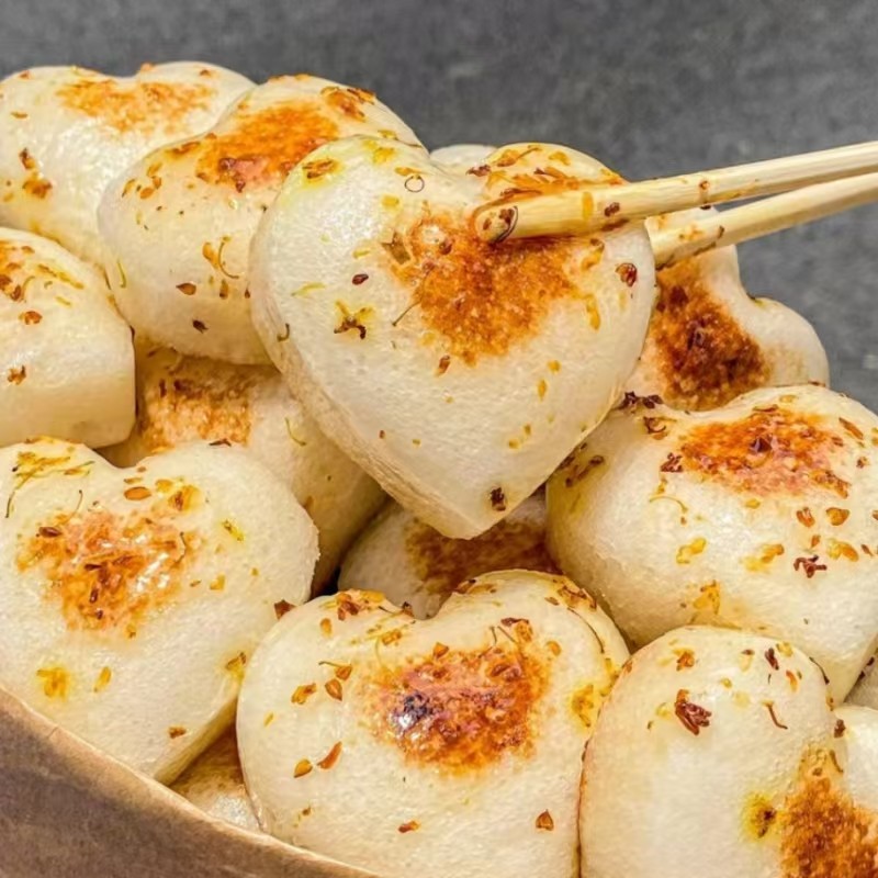 硕果田间爱心桂花糕500g*3袋松软Q弹清甜加热即食大米糕早餐糕点,淘宝优惠券,粉丝福利购,淘宝优惠卷